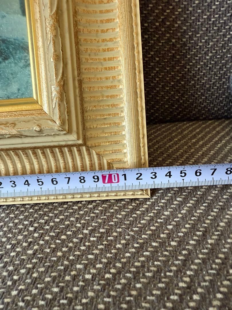 モーリス・ユトリロ 郊外の教会 額縁付