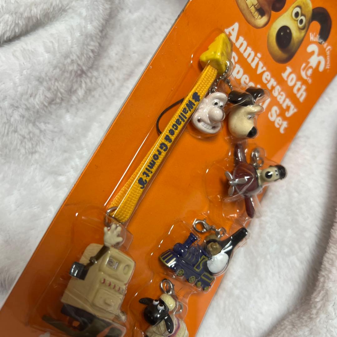ウォレスとグルミット 10周年 スペシャルセット ストラップ　キーホルダー