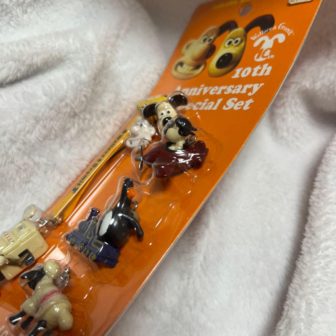 ウォレスとグルミット 10周年 スペシャルセット ストラップ　キーホルダー