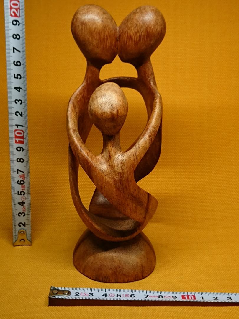 人形　木彫　アート　彫刻　オブジェ　置物　インテリア　工芸品　美術品　A1171