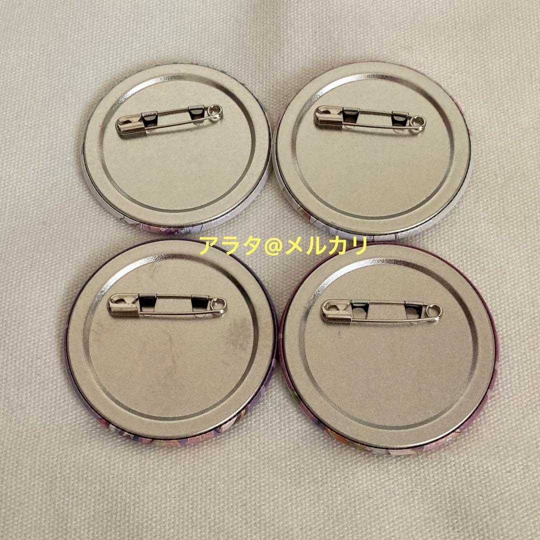 鬼滅の刃 胡蝶しのぶ 栗花落カナヲ 缶バッジ セブンネット限定 ※初期傷あり