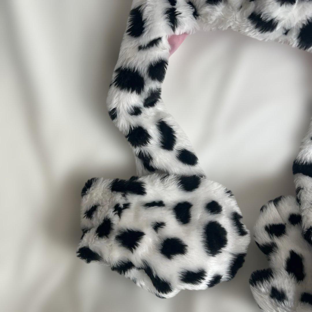 ディズニー　101匹わんちゃん　マフラー　ファンキャップ