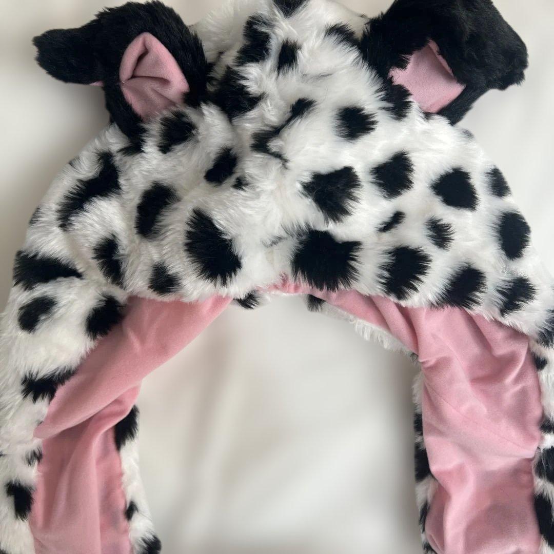 ディズニー　101匹わんちゃん　マフラー　ファンキャップ