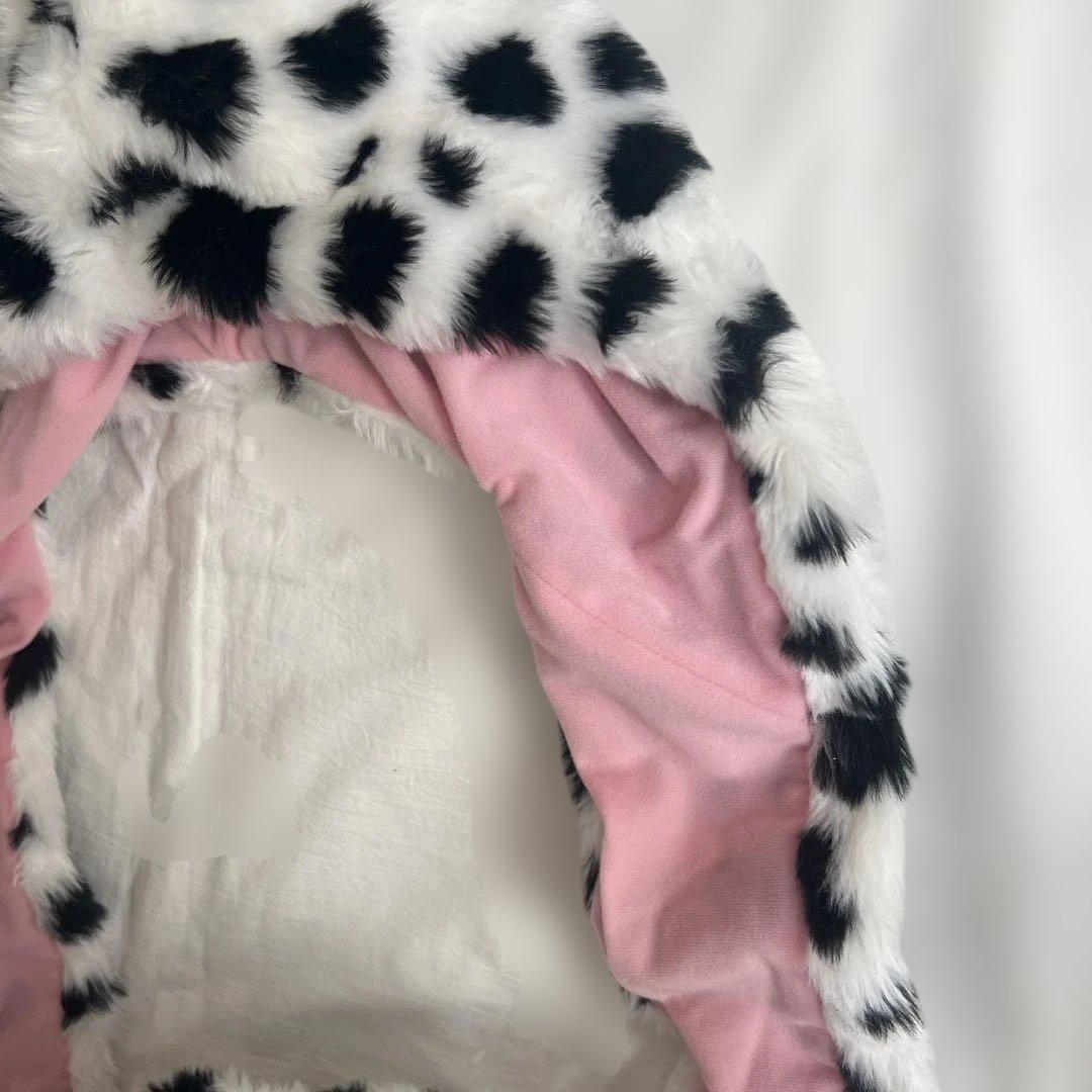 ディズニー　101匹わんちゃん　マフラー　ファンキャップ