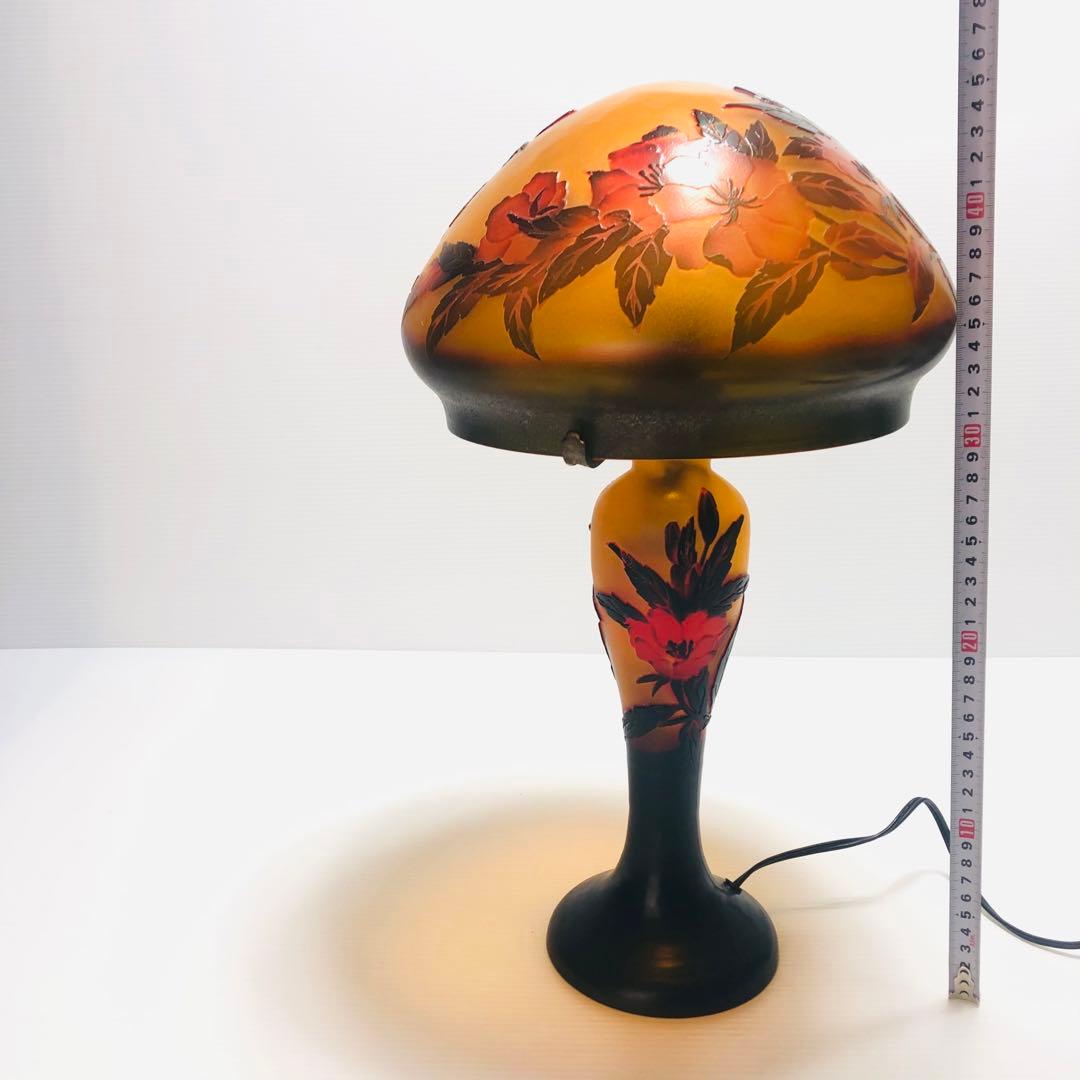 ガレ風ランプ スタンドアンティーク ヴィンテージアールヌーボー レトロ