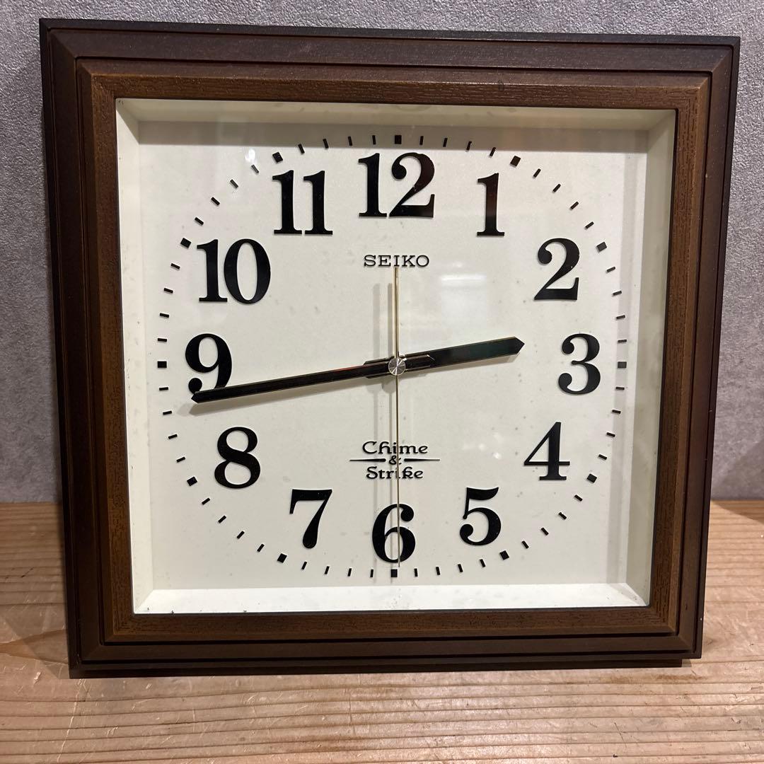 SEIKO 掛け時計 Chime Strike レトロアンティーク チャイム時計