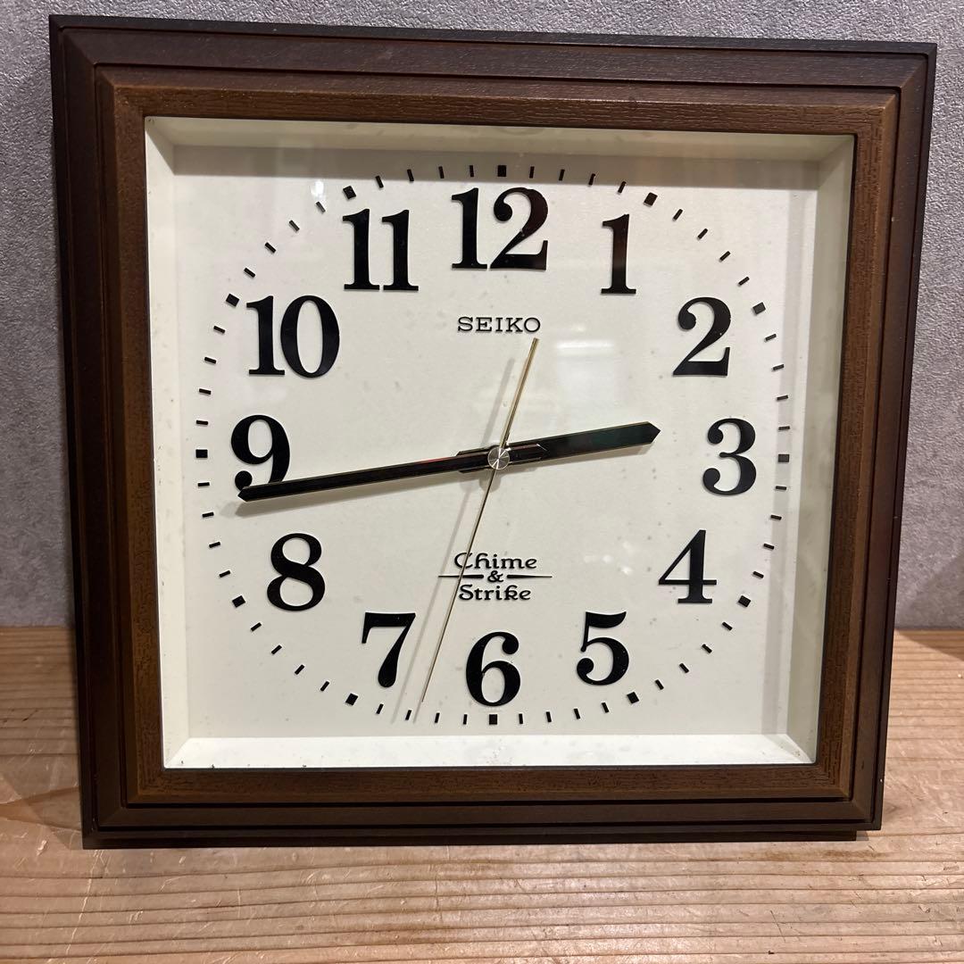 SEIKO 掛け時計 Chime Strike レトロアンティーク チャイム時計