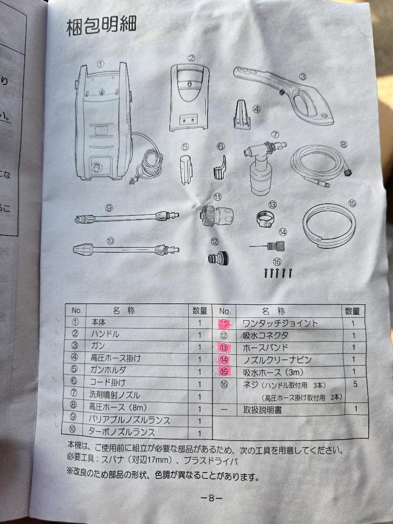 【完動品】リョービ 高圧洗浄機 AJP-1600