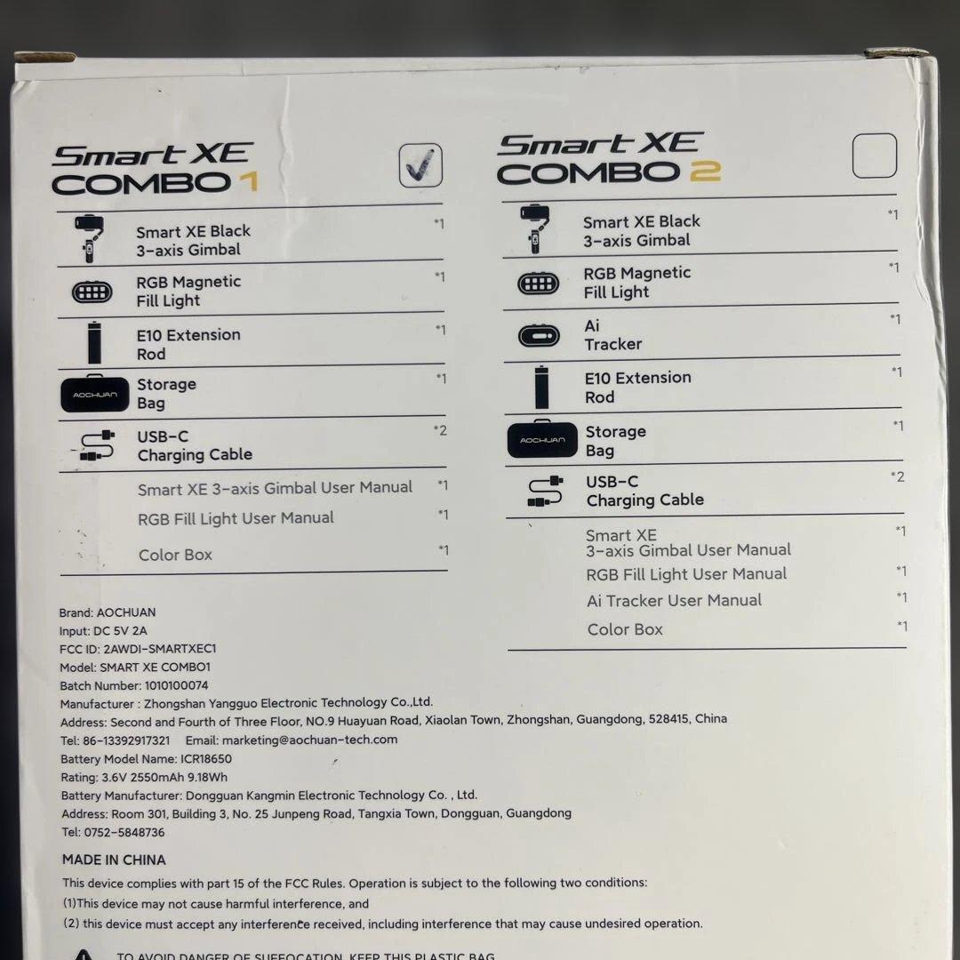 値下げOchuan Smart XE Combo1 スマートフォンジンバルセット