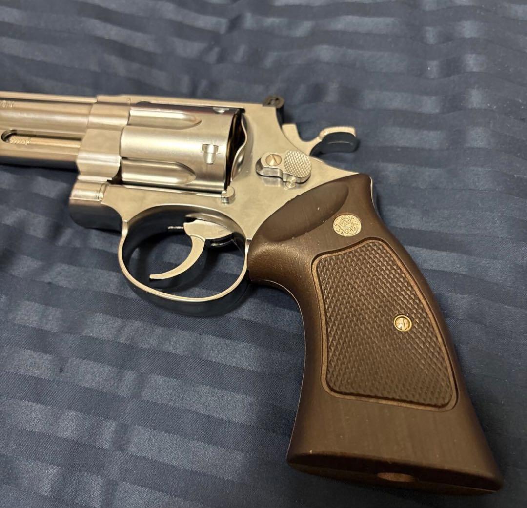 マルシン M629 6.5インチ シルバーABS プラグリップ仕様 ガスガン