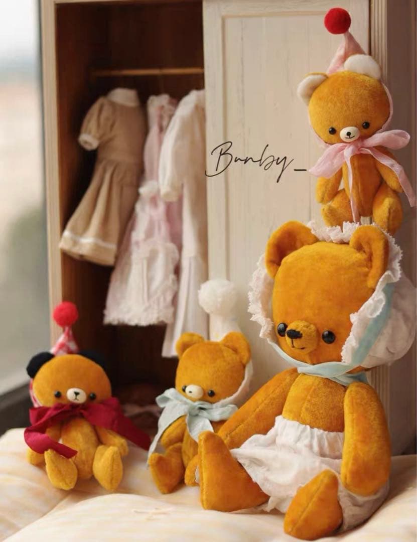 ヴィンテージライクテディベア ラージ アーティストベア 海外作家様 ハンドメイド