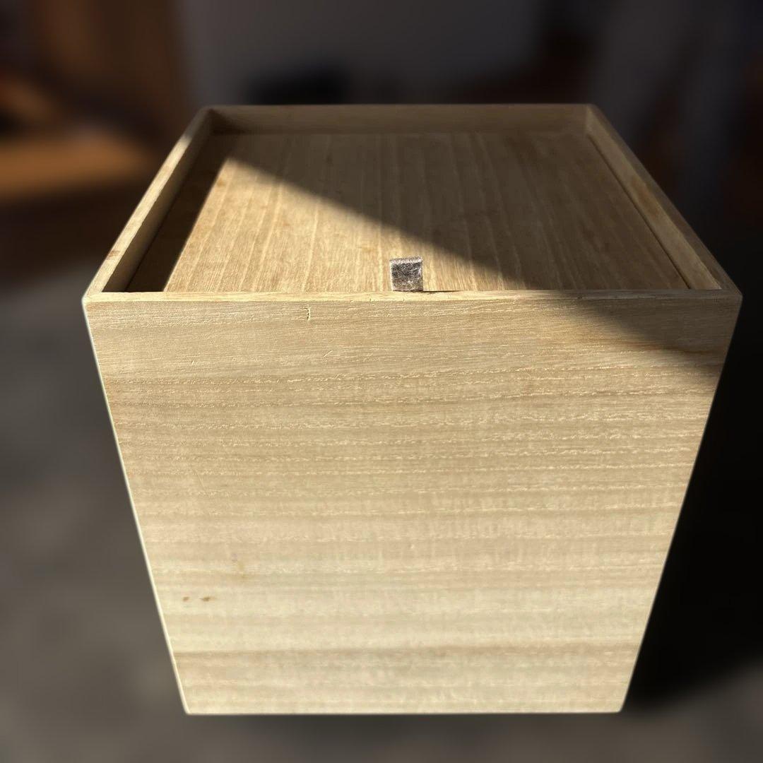 す*ぅ様 増田桐箱店　米櫃5kgと野菜保存箱セット