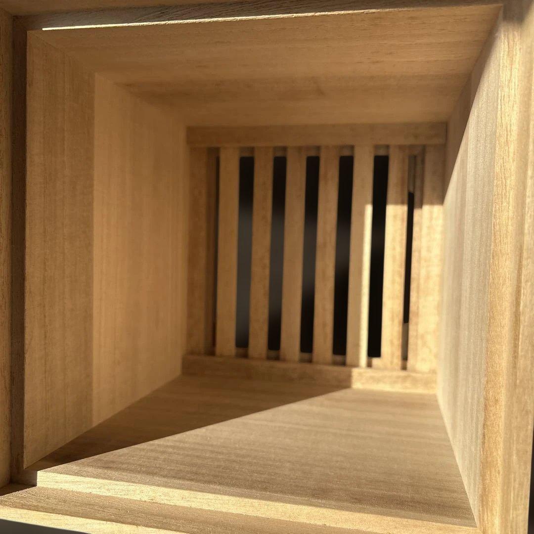 す*ぅ様 増田桐箱店　米櫃5kgと野菜保存箱セット