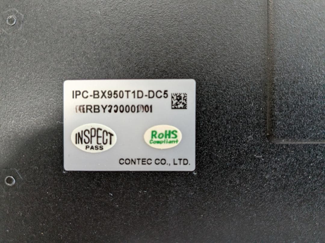 薄型PC　IPC-BX950T1D-DC556　WinXP Embedded