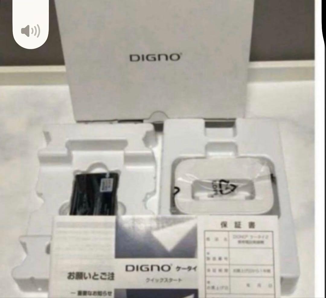 新品 未使用品 SIMフリー DIGNO ケータイ2 701KC 京セラ 4G⭐️