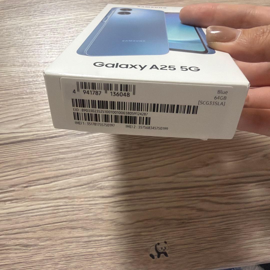 Samsung Galaxy A25 5G 本体 ブルー ケース付き