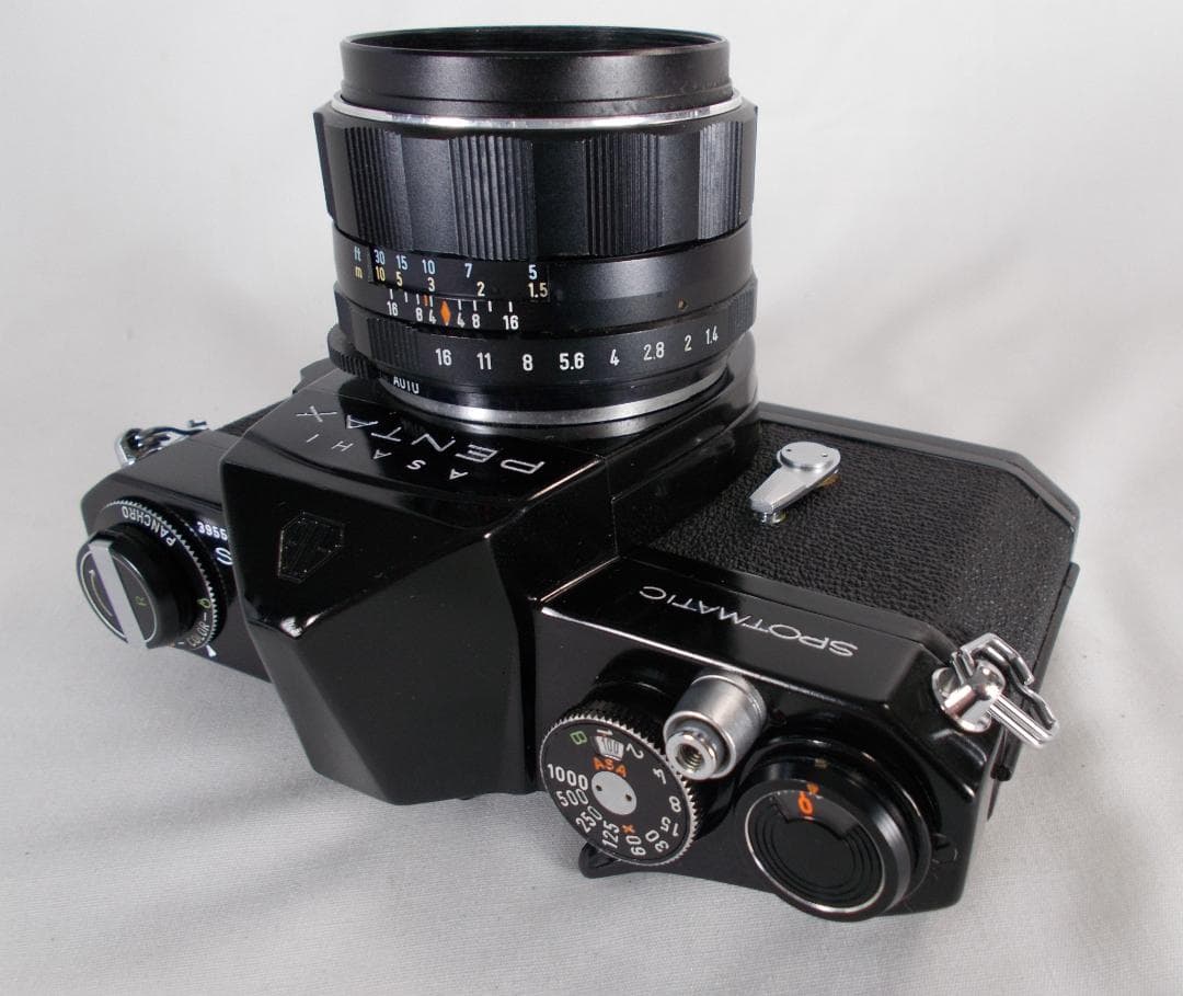 フィルムカメラ 整備済　Pentax SP　+ レンズ f/1.4　Q262