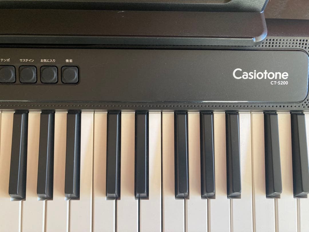 送料込みCASIO Casiotone CT-S200 BK 2022年製中古