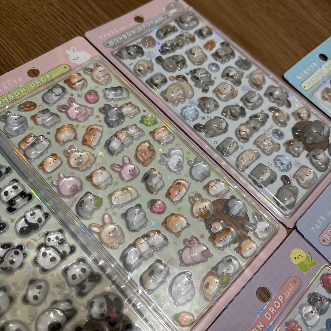 ボンボンドロップシール　アニマルシリーズ　コンプリートセット