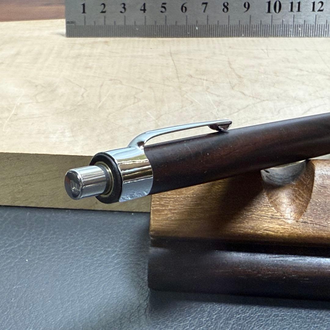 103黒檀　木製シャーペン　最強低重心　真鍮