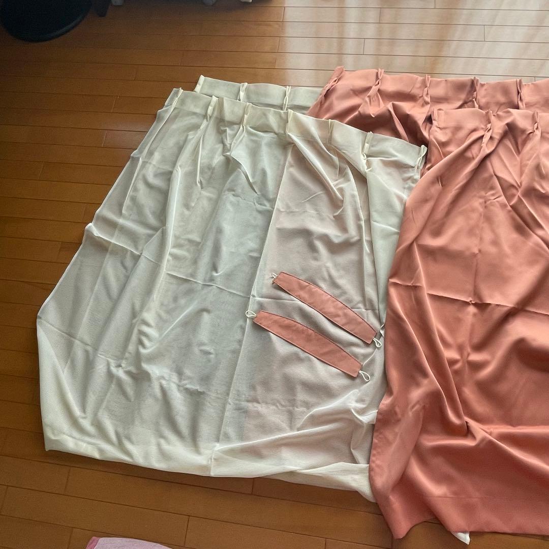 カーテン レースカーテン 2枚セット
