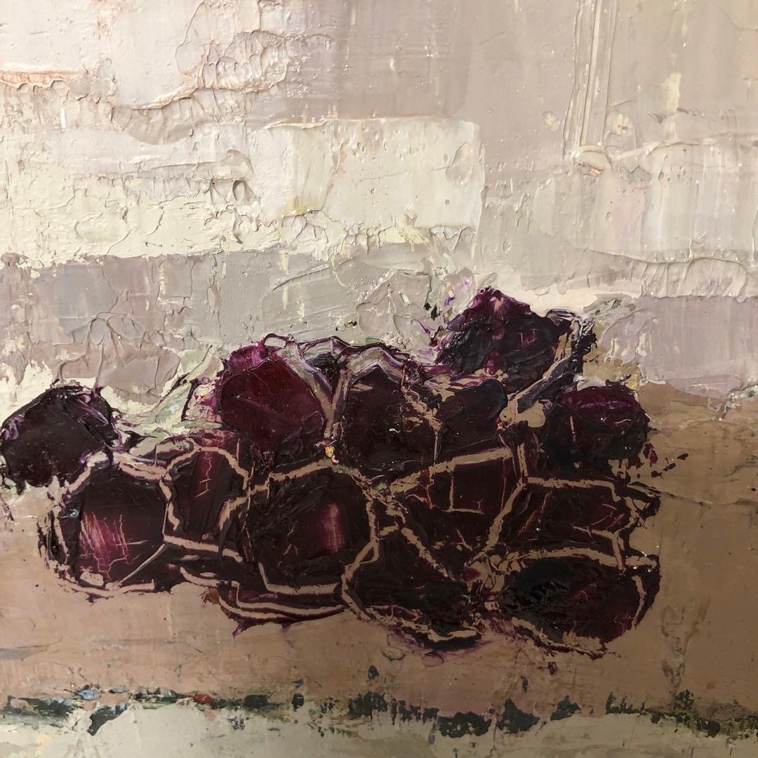 油絵　（葡萄）ぶどう　ブドウ　巨峰　シリーズ3