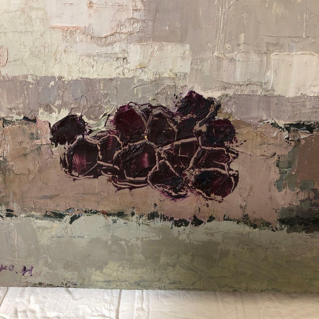 油絵　（葡萄）ぶどう　ブドウ　巨峰　シリーズ3