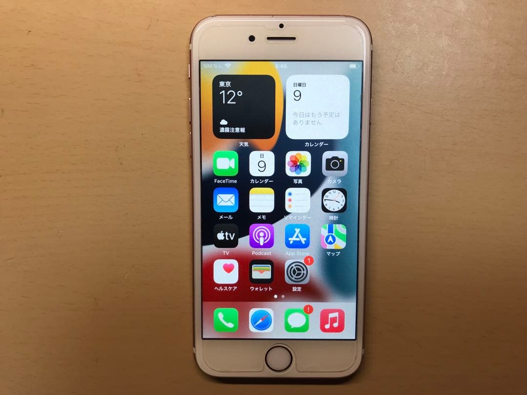 iPhone6s 64GB SIMフリー　割れなし　バッテリー最大容量79%
