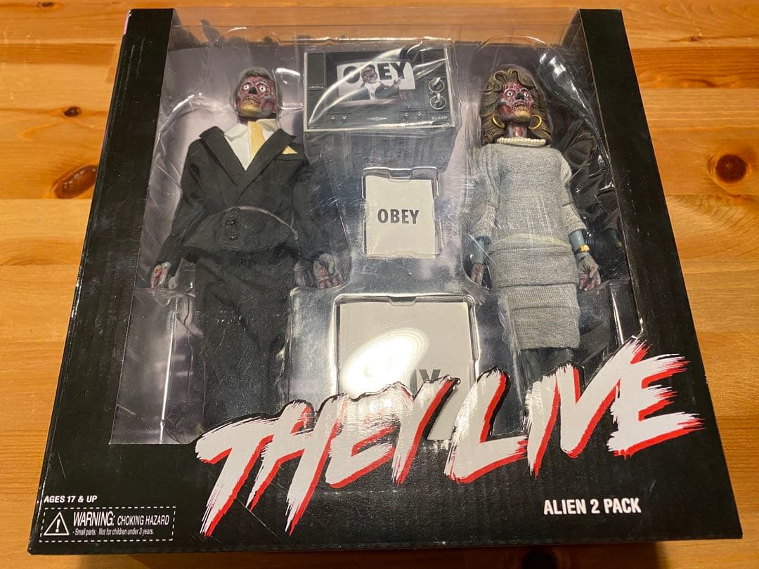 THEY LIVE ALIEN 2 PACK フィギュアセット ゼイリブ