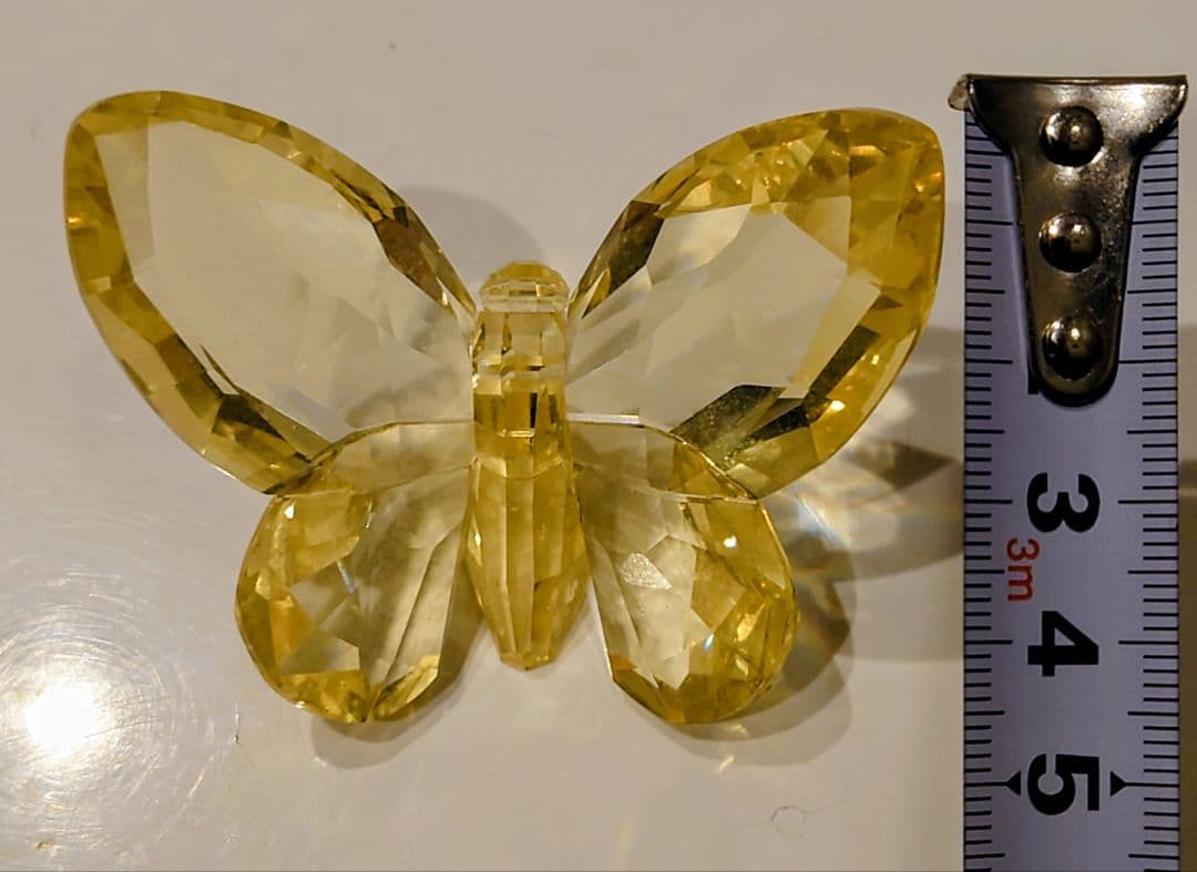 スワロフスキー SWAROVSKI クリスタル 蝶 バタフライ 置物