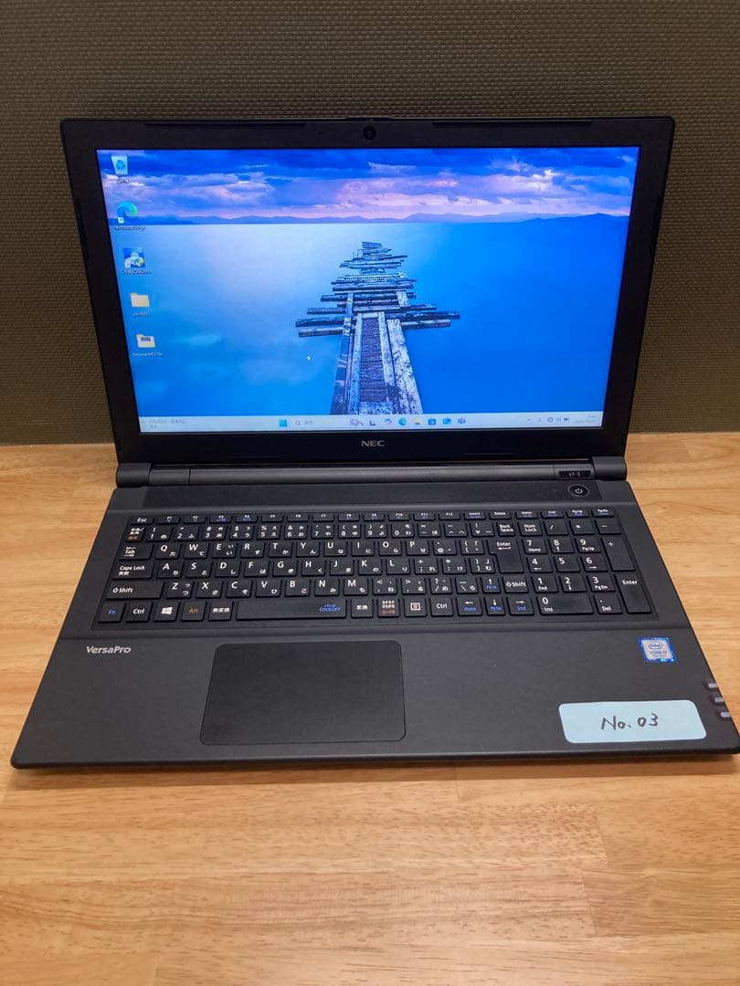 中古ノートパソコン　15.6インチ　NEC製　〔NO.03〕