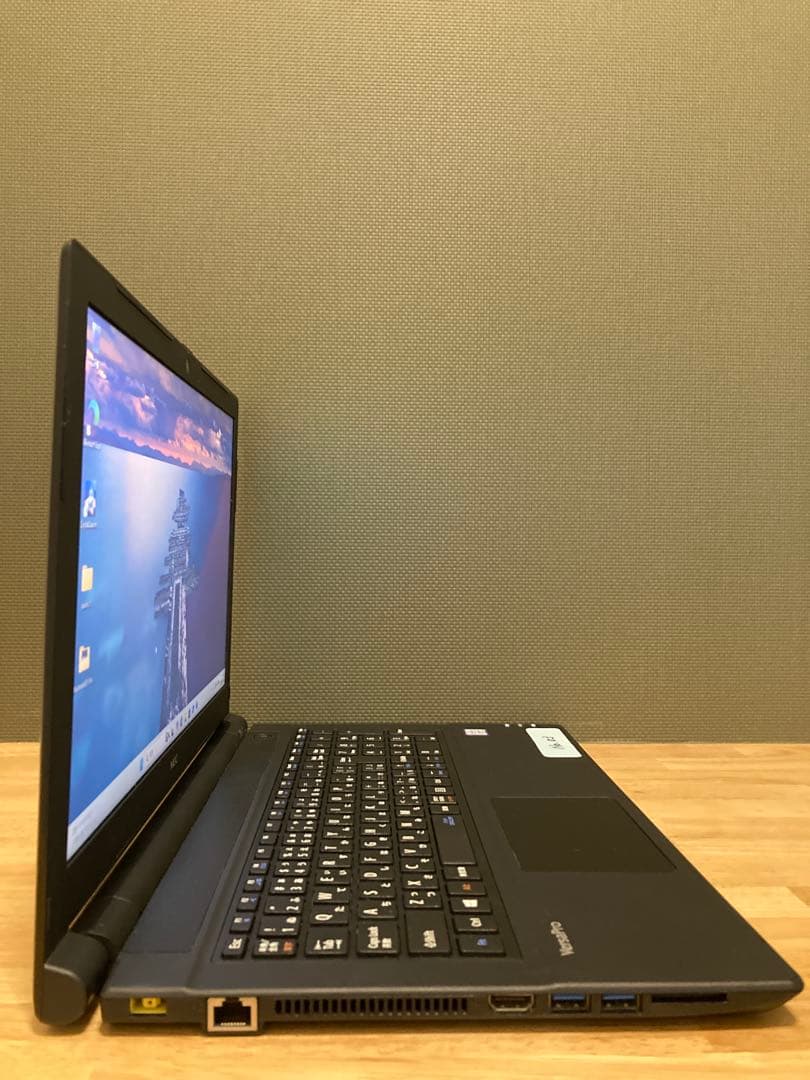 中古ノートパソコン　15.6インチ　NEC製　〔NO.03〕