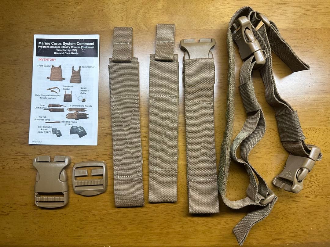 海兵隊 実物 USMC 官給品 MCPC プレートキャリア Sサイズ おまけ付き