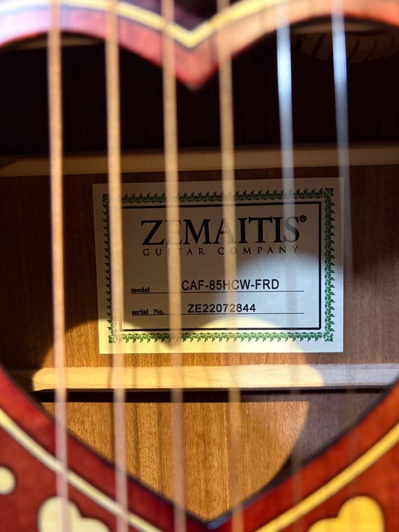 ギター　ゼマイティス　ZEMAITIS 新品未使用‼️ピック　ケース付き