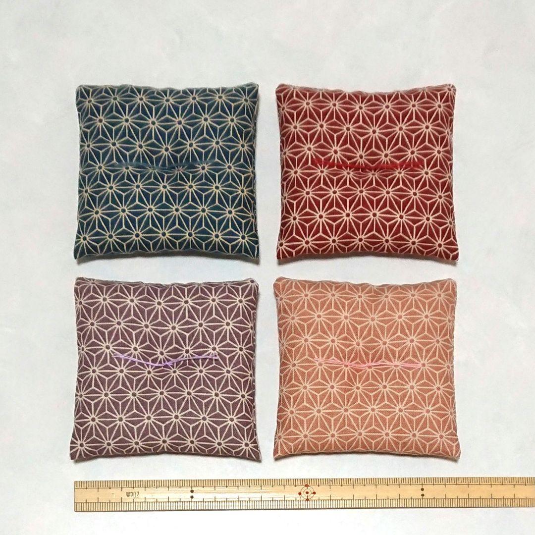 ミニ座布団 置物用 麻の葉(小) ハンドメイド ミニチュア