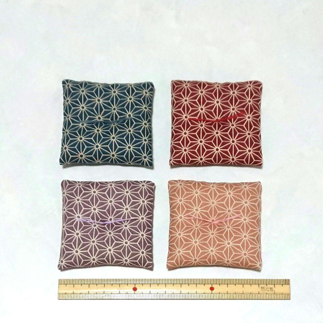 ミニ座布団 置物用 麻の葉(小) ハンドメイド ミニチュア