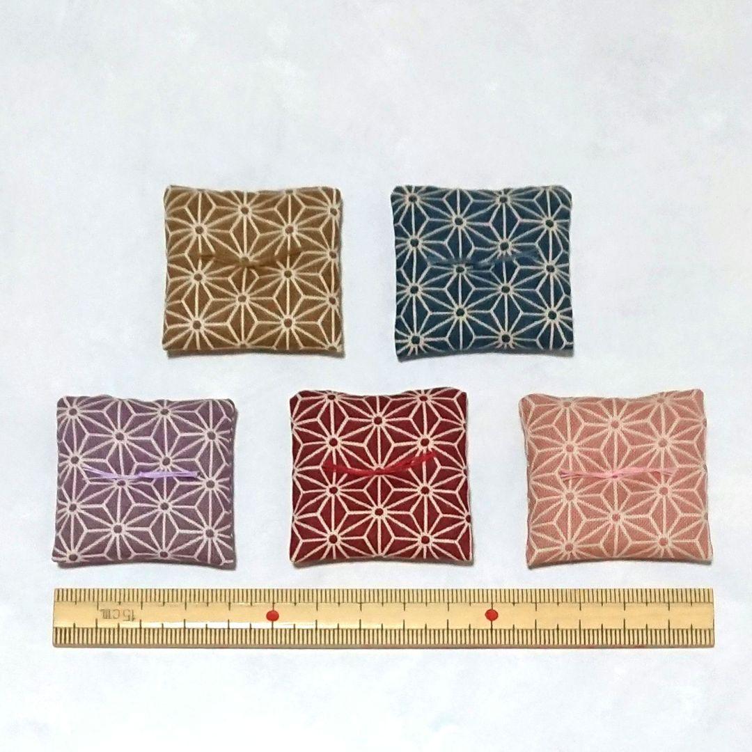 ミニ座布団 置物用 麻の葉(小) ハンドメイド ミニチュア