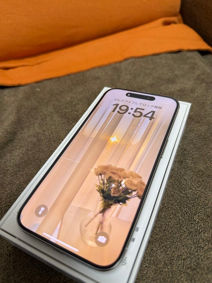 SIMフリー iPhone 15 Pro 256GB ホワイトチタニウム 美品