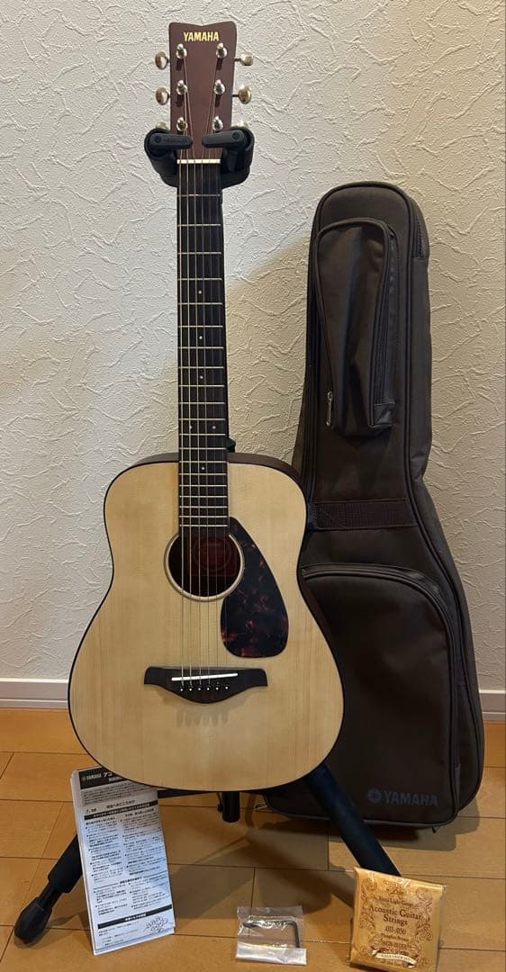 YAMAHA FG-Junior JR2 ケース、弦、説明書付き　美品