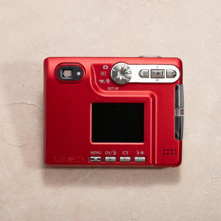 【スマホ転送OK】MINOLTA DIMAGE Xt レッド 動作確認済み