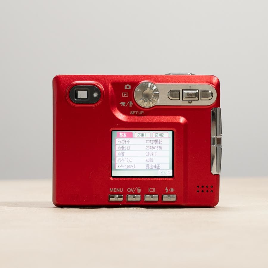 【スマホ転送OK】MINOLTA DIMAGE Xt レッド 動作確認済み