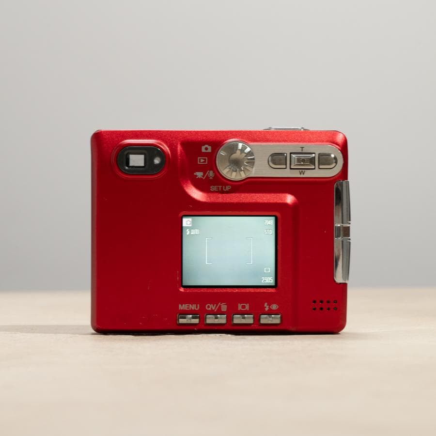 【スマホ転送OK】MINOLTA DIMAGE Xt レッド 動作確認済み