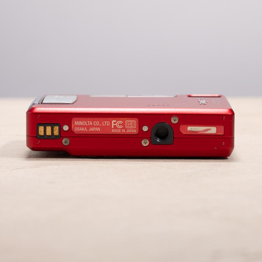 【スマホ転送OK】MINOLTA DIMAGE Xt レッド 動作確認済み