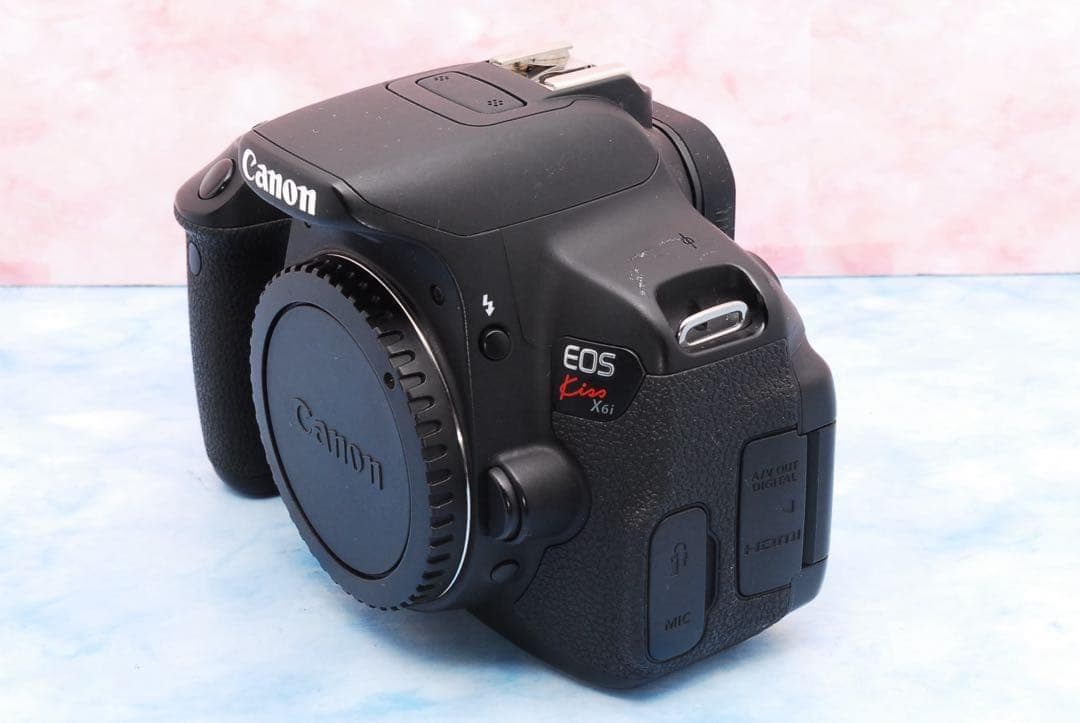 キャノン Kiss X6i★カメラデビュー★手ぶれ補正レンズ★一眼レフカメラ