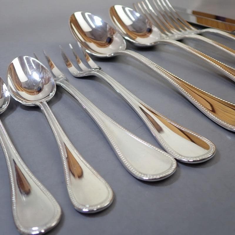 RU-5659◆クリストフル　パール　カトラリーほぼ未使用　シルバーコーティング