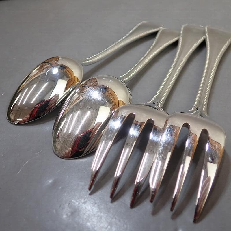 RU-5659◆クリストフル　パール　カトラリーほぼ未使用　シルバーコーティング