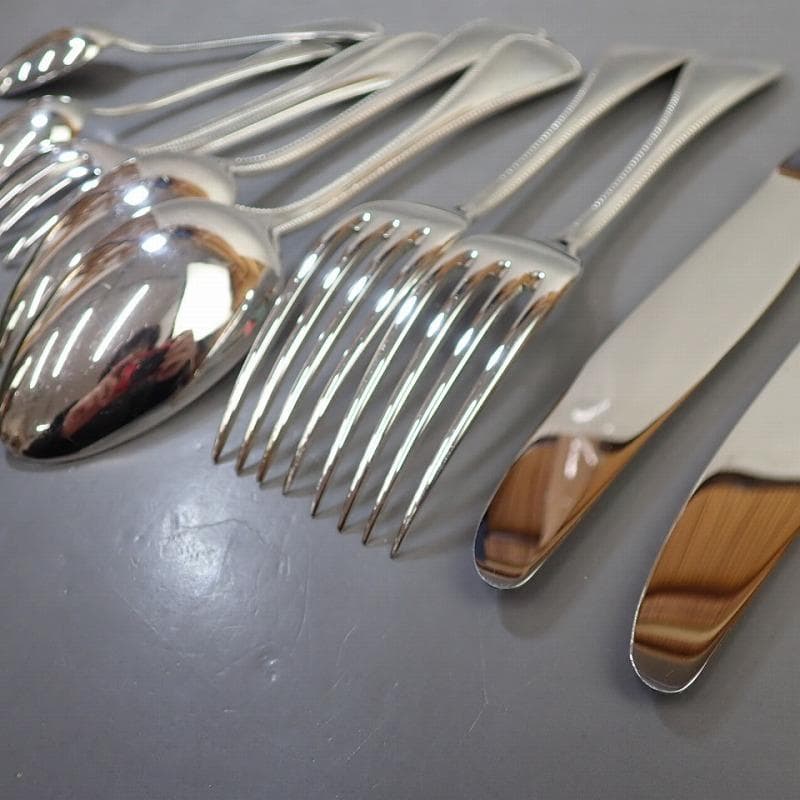 RU-5659◆クリストフル　パール　カトラリーほぼ未使用　シルバーコーティング