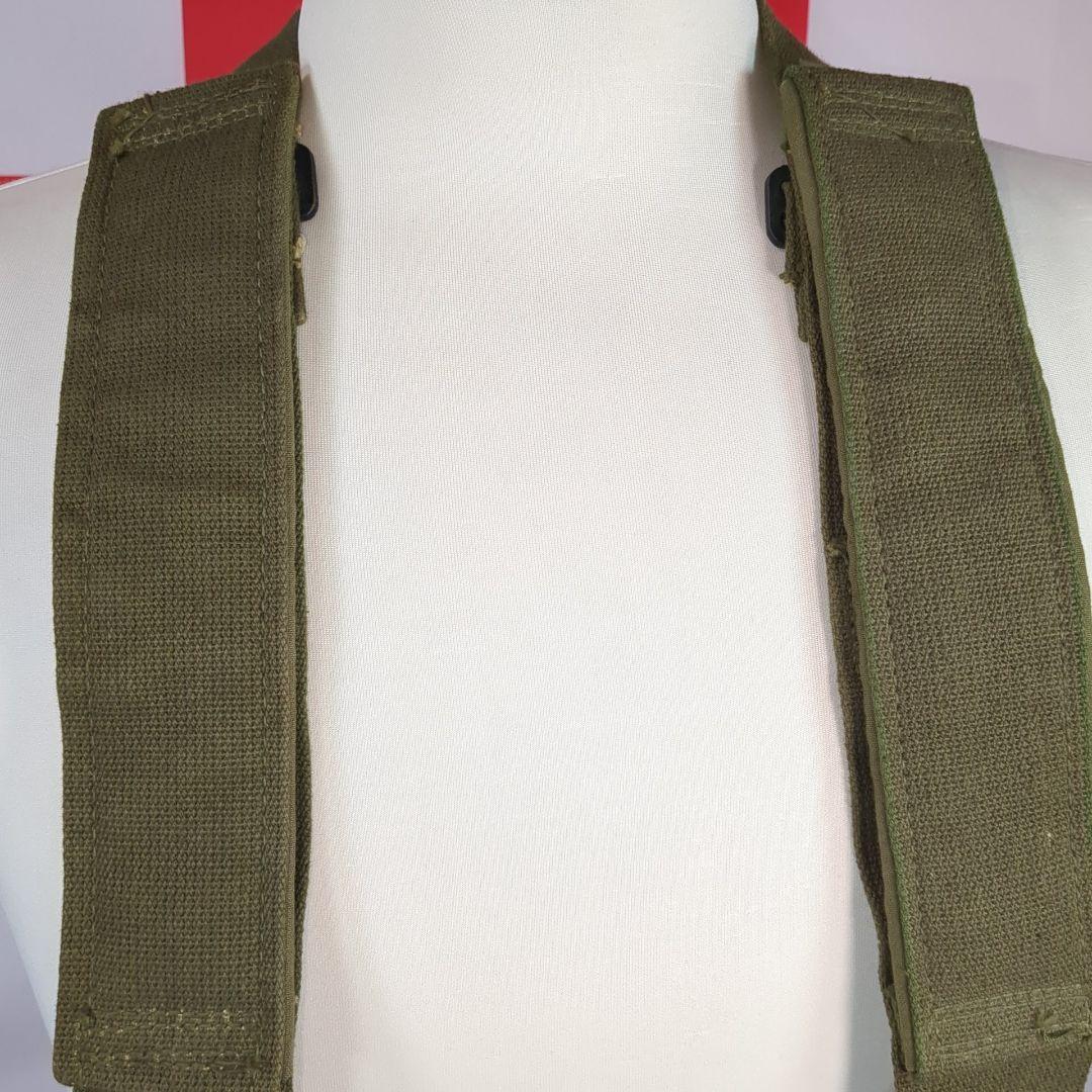 【実物美品】アメリカ軍M1945 X型サスペンダー OD色