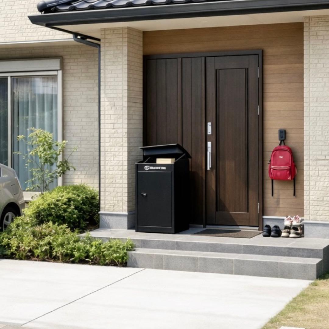 宅配ボックス 大容量 盗難防止 ダイヤル錠 置き型 戸建て 防水 置き配