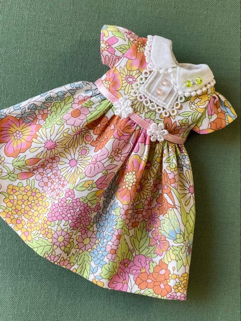 復刻初代リカちゃん服 ワンピース ハンドメイド